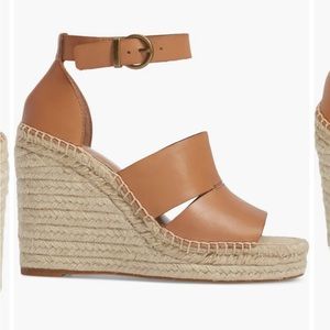 Treasure and Bond sannibel platform wedge heel size 8